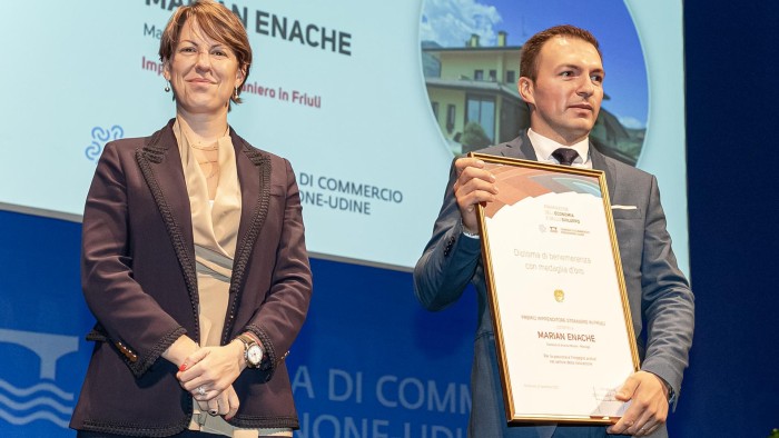 Miglior imprenditore straniero Premiazione dell’Economia e dello Sviluppo